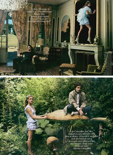 Natalia Vodianova Nicolas Ghesquière And Marc Jacobs In Alice In Wonderland By Annie