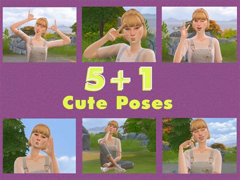 The Sims 4 Cute And Kawaii Pose Packs All Free Fandomspot