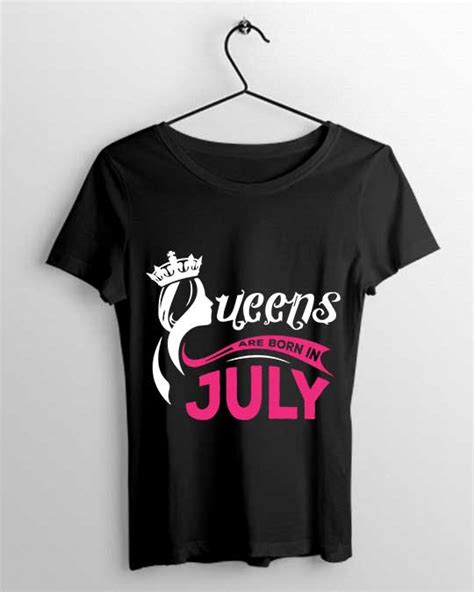 Queens Are Born In July Unisex T Shirt Apna Andaz