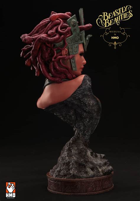 Medusa 12 Scale Bust Hand Made Objects Hmo Spec Fiction Shop