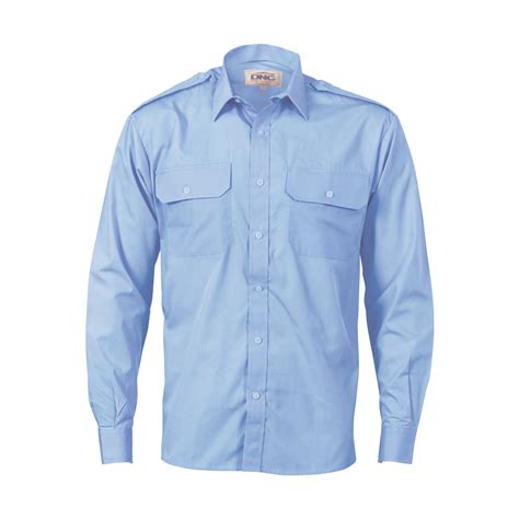 Polyester Cotton Work Shirts Long Sleeve