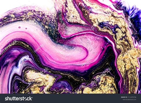 Pink Purple And Gold Marble Background Draw Mega