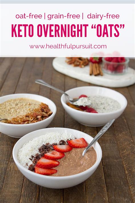 This delicious, healthy, low calorie overnight oats recipe is high in calcium and is guaranteed to make breakfast time, quick and easy. Keto Overnight 
