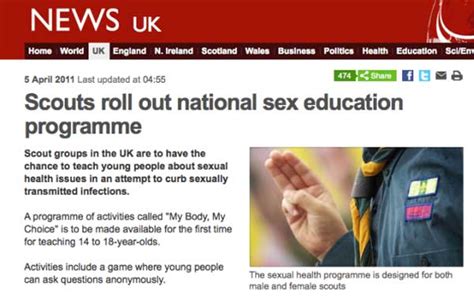 nothing to do with arbroath scouts roll out national sex education programme