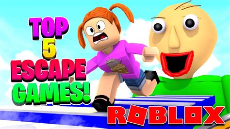 Roblox Top 5 Escape Games YouTube
