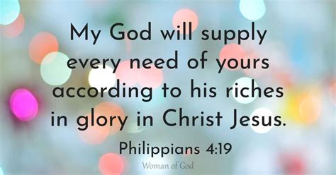 Philippians 419 Verse Of The Day