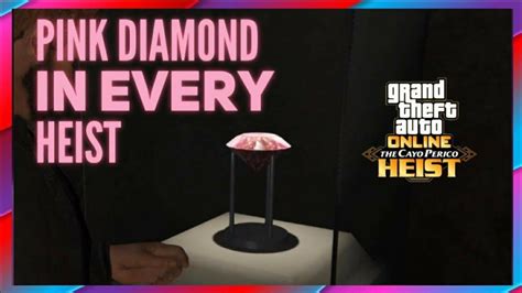 How To Get The Pink Diamond In Every Single Cayo Perico Heist Youtube