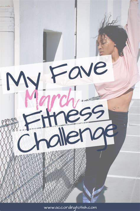 My Top Favorite March Fitness Challenges According To Tish