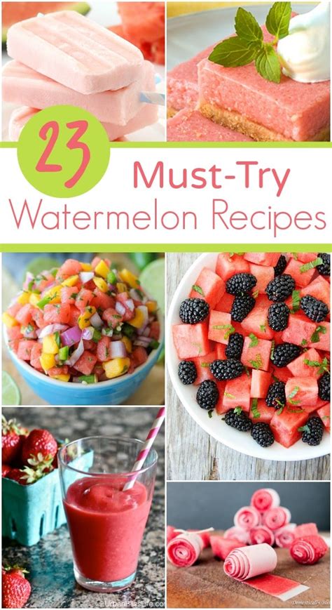 Healthy Summer Watermelon Recipes Fantastic Fun And Learning
