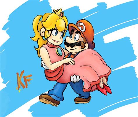 Peacho By Kirafrog On Deviantart Super Mario Art Mario And Princess