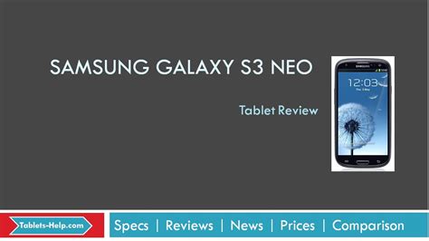 Samsung Galaxy S3 Neo Plus Review Youtube