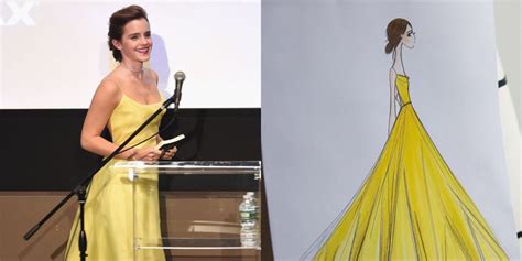 How Emma Watsons Dior Yellow Dress Was Made