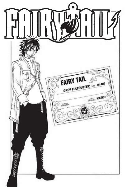 Coloriage Fairy Tail Coloriage Grey Fullbuster