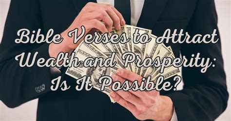 Bible Verses To Attract Wealth And Prosperity Bible Verses For Me