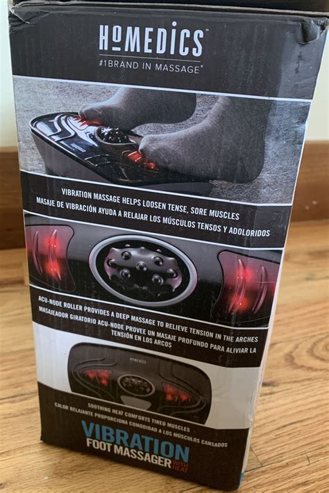 Homedics Vibration Foot Massager Portable Massage Machine With Heat Ebay