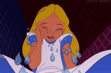 Alice Crying  Rabbithouses Alice In Wonderland Disney Alice