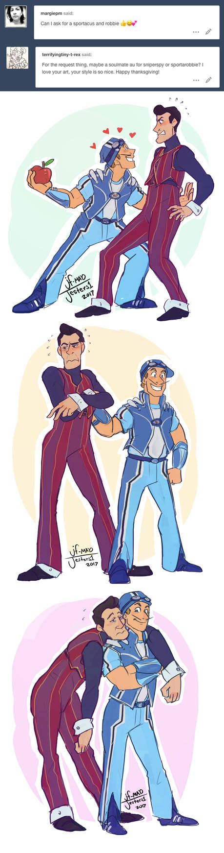 Lazy Town Sportarobbie By Madjesters1 On Deviantart