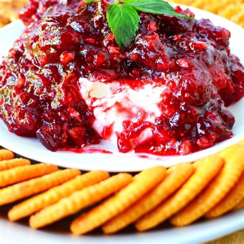 Cranberry Cream Cheese Dip That Pops With Flavor Easy Side Dishes