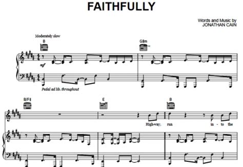 Journey Faithfully Free Sheet Music Pdf For Piano The Piano Notes