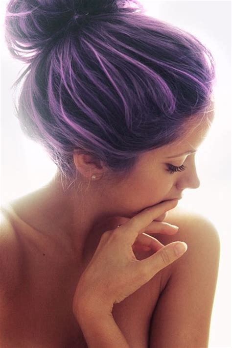 16 Glamorous Purple Hairstyles Pretty Designs