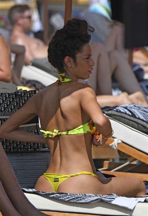 Raffaella Fico In Yellow Floral Bikini In Mykonos 30 GotCeleb