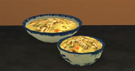 Chicken Noodle Soup Custom Recipe At Mod The Sims 4 Sims 4 Updates