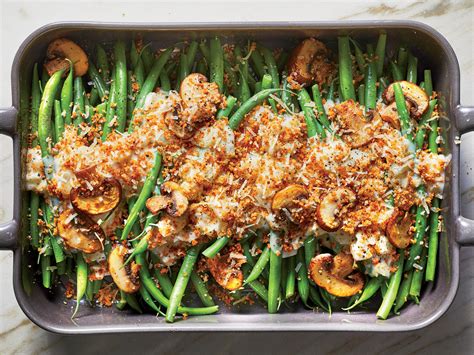 Check out all the classics, like green bean casserole, sweet potatoes, and cranberry sauce, and sample some exciting new takes muffin tin potatoes gratin on a white dish with parsley garnish. A Healthier, Fresher Green Bean Casserole Recipe - Cooking ...
