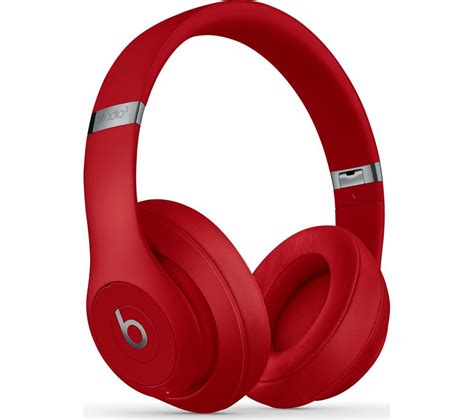 Beats Studio 3 Wireless Bluetooth Noise Cancelling Headphones Red