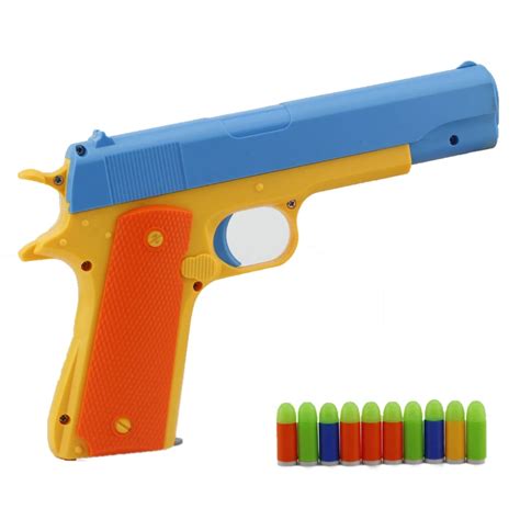 Colorful Semi Automatic Pistol Toy Gun Plastic Sniper My XXX Hot Girl