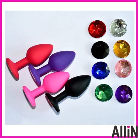 Colorful Small Size S Silicone Butt Plug Butt Anal Bead Sex Toys For