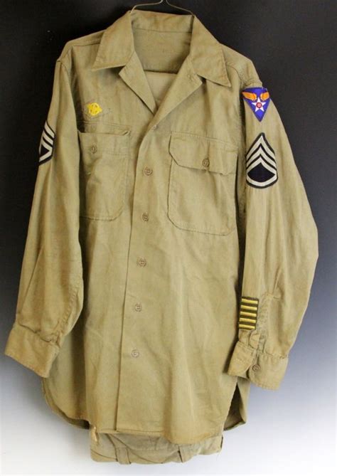 Wwii Us Army 12th Air Force Uniform Lot 4084