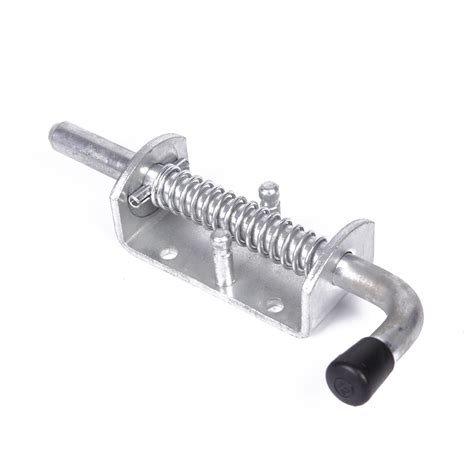 Zinc Plated Spring Loaded Latch With Rubber Grip From China