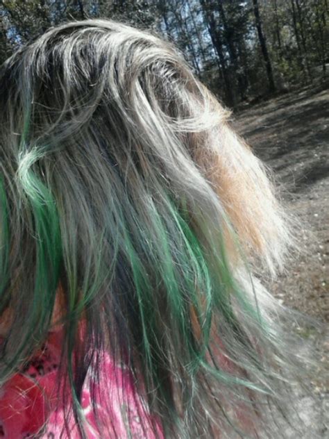 Fading Green Kool Aid Dip Dye Kool Aid Hair Dye Dip Dye Hair Kool