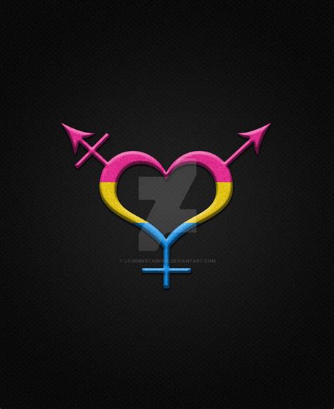 pansexual pride gender neutral symbol by lovemystarfire on deviantart