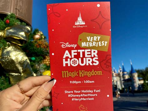 Photos First Look At Park Map For Disney Very Merriest After Hours At