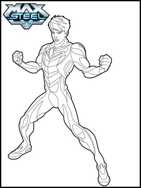 Desenhos Para Colorir Para Crianças Para Imprimir Max Steel 36 Imagens