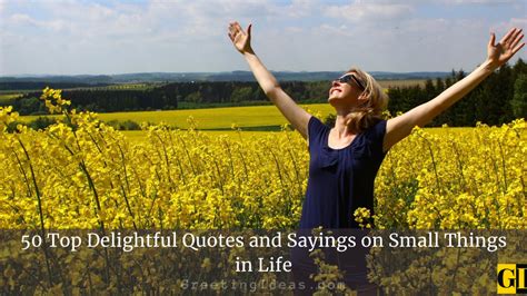50 Top Delightful Quotes And Sayings On Small Things In Life