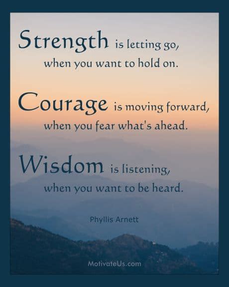 How Do You Define Strength Courage Wisdom