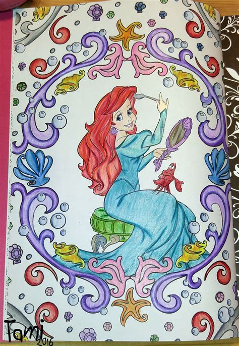 Done With Prismacolor Pencils From Art Therapy Disney Princesses