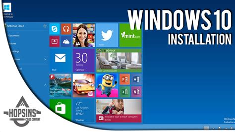 Windows 10 Os Installation Youtube