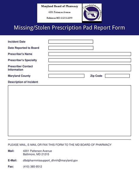 FREE 14+ Missing Report Forms in MS Word | PDF