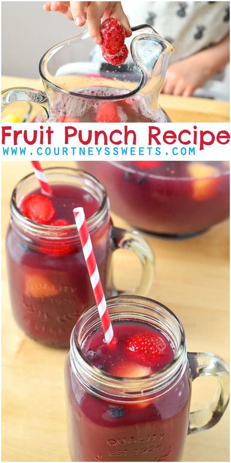 Fruit Punch Recipe Perfect For Kids Refreshing Drink