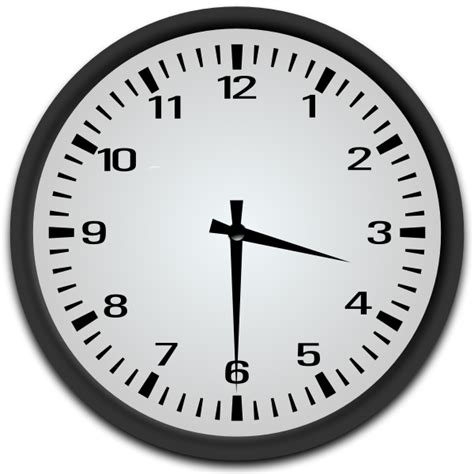 Clock Half Past 3 Free Svg