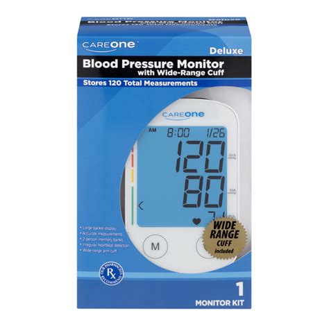 Save On Careone Blood Pressure Monitor With Wide Range Cuff Order