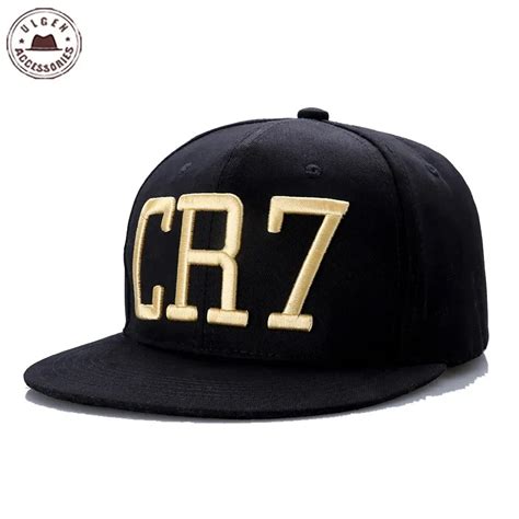 Buy New Cristiano Ronaldo Cr7 Black Baseball Caps Hip