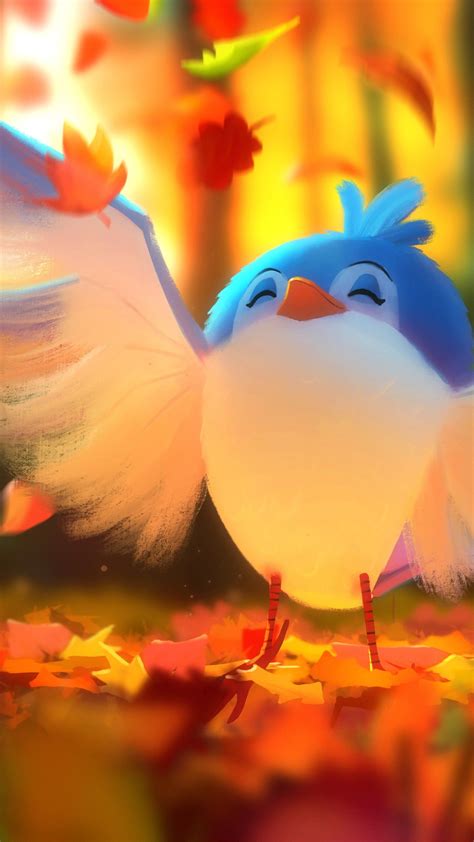 Download Misc Cute Bird Digital Art 4k Wallpaper Hd Background For By