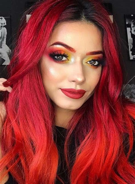 48 Hottest Fiery Red Hair Color Ideas And Trends In 2019 Fiery Red