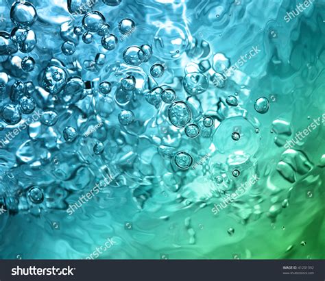 Powerpoint Template Abstract Water With Bubbles Lijhikuj