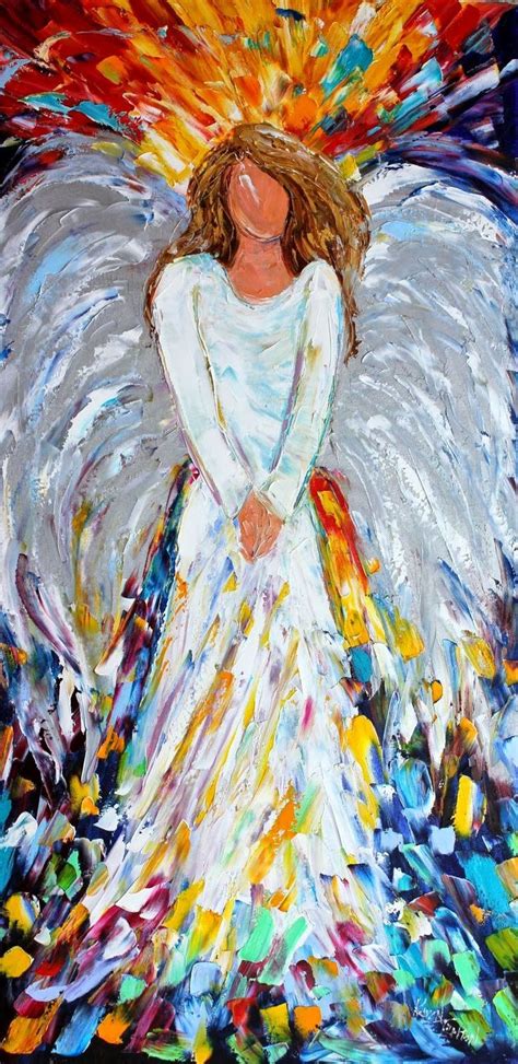 Easy Acrylic Angel Paintings ANGEL PAINTING IDEAS