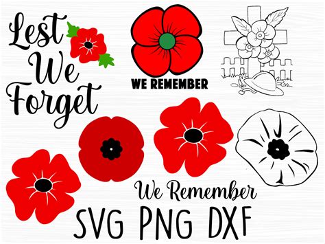 Remembrance Day Svg Lest We Forget Svg Poppy Svg 911 Svg Etsy